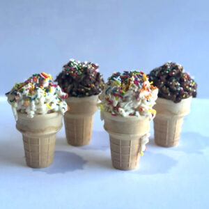 Crackle Cones 6pc